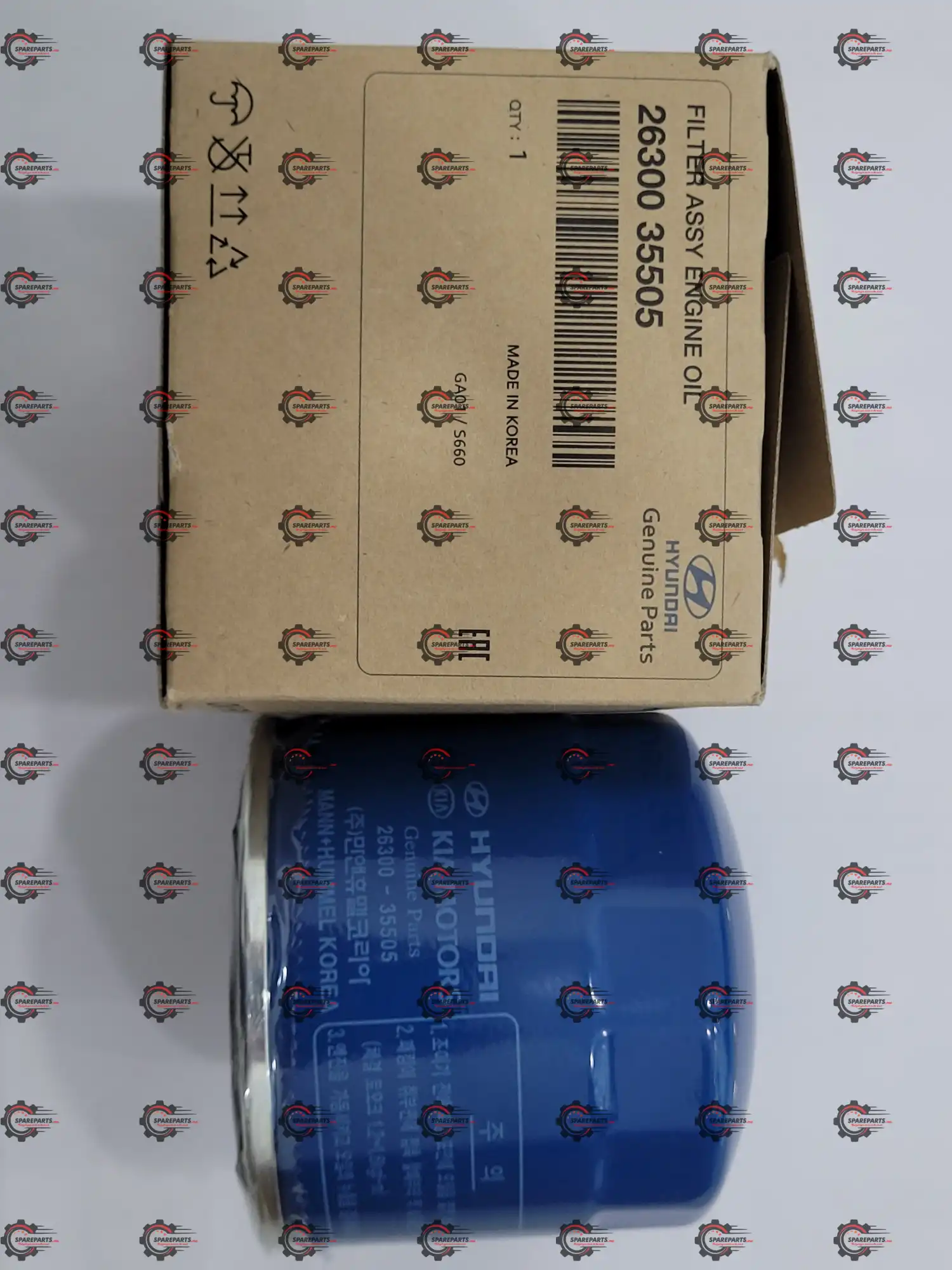 Hyundai oil filter 26300-35505